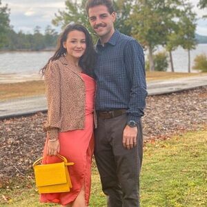 Target yellow Clutch/Crossbody